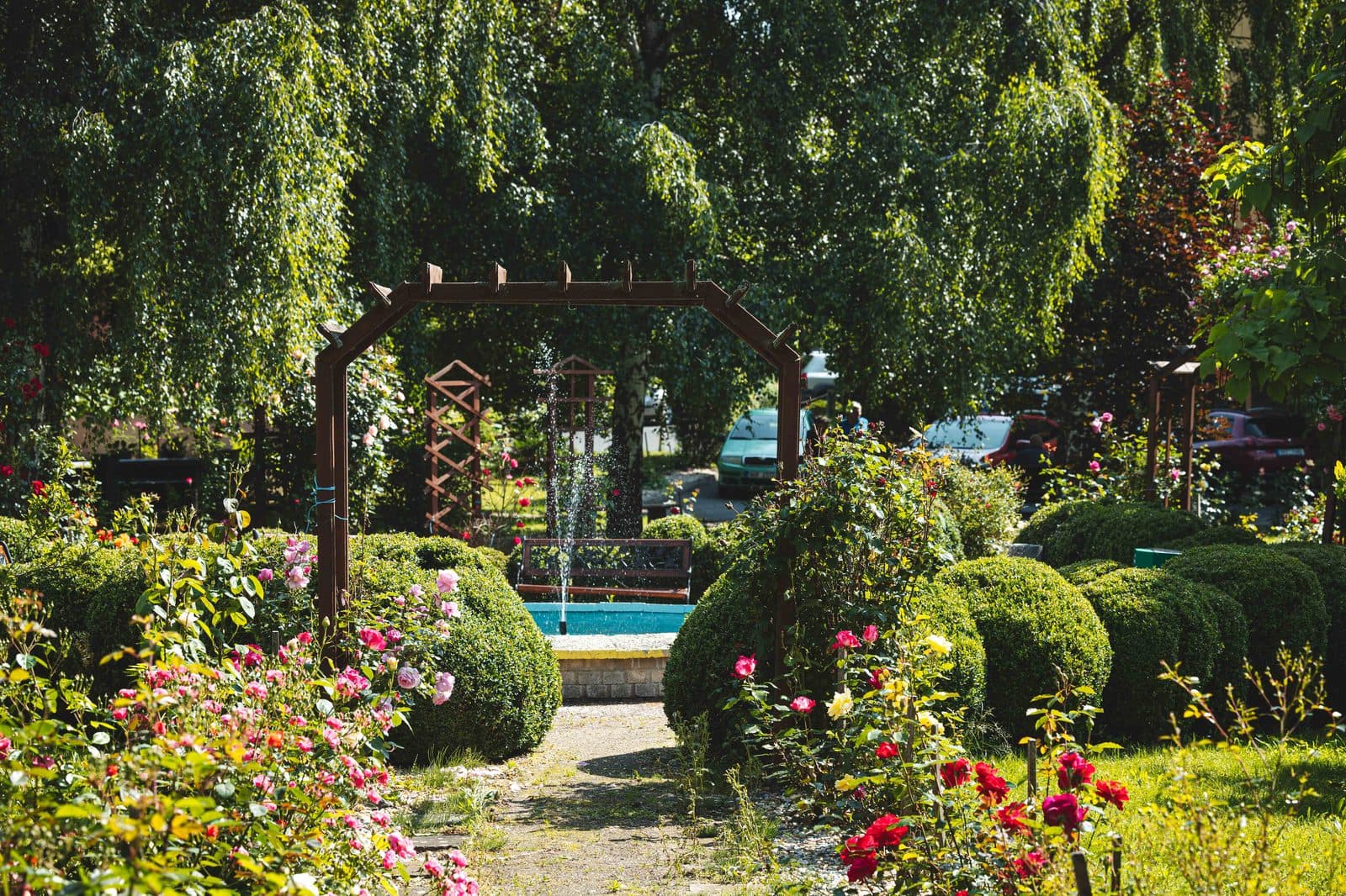 Park a altán